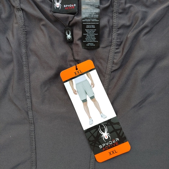 Spider Active Men's Tech Knit Short Size XXL - Picture 8 of 10